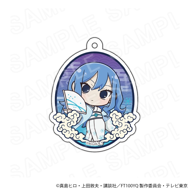 フェアリーテイル ジュビア アクリルキーホルダー 缶バッジ 2点セット TVアニメ「FAIRY TAIL 100年クエスト」 アクリルキーホルダー あやかし