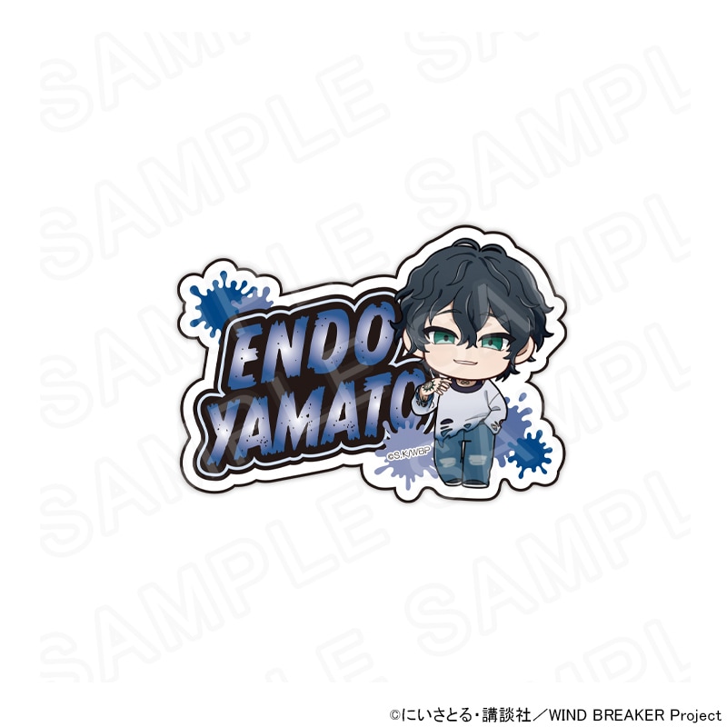 【 11/05 発送予定】 TVアニメ『WIND BREAKER』 (2609) ミニキャラアクリルネームバッジ 棪堂哉真斗