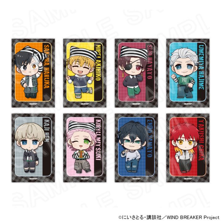 【 11/12 発送予定】 TVアニメ『WIND BREAKER』 (2609) ミニキャラトレーディングカード ※ランダム販売