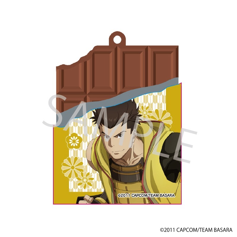 アニメ『戦国BASARA』コラボカフェ チョコレート型ラバーストラップ