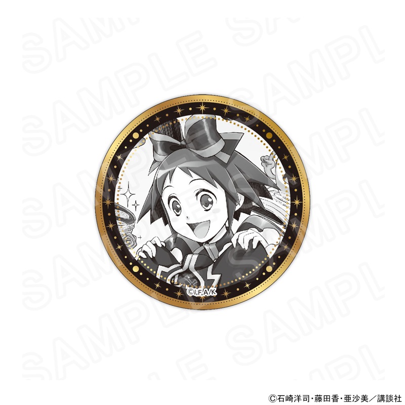 黒魔女さんが通る!! 缶バッジ(モノクロver.)
