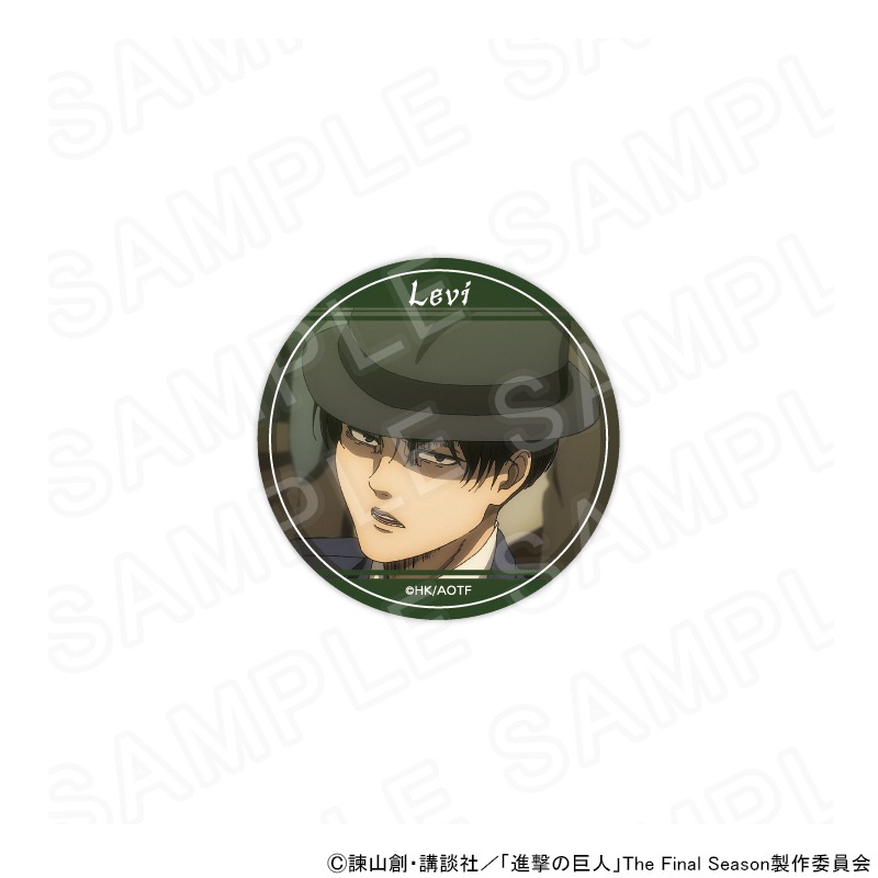 進撃の巨人 アニメイトカフェ 缶バッジ リヴァイ 進撃の巨人 アニメイトカフェ アニカフェ 十五夜 缶バッジ