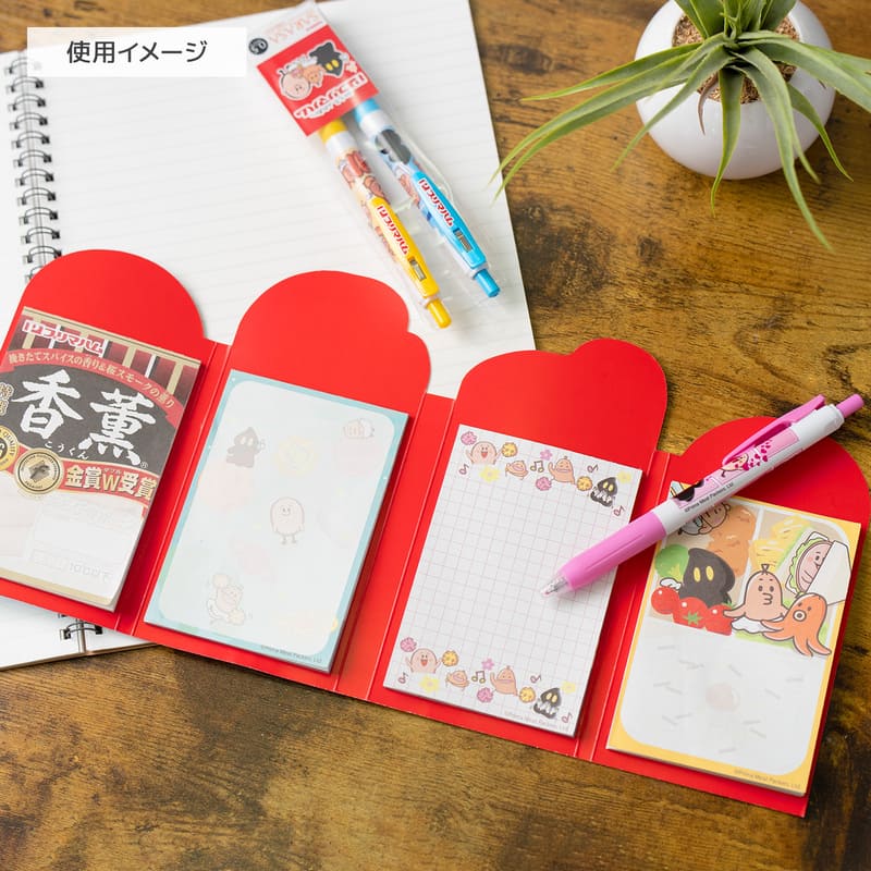 プリマハムキャラクターズ】メモ帳・ボールペンセット | グッズ