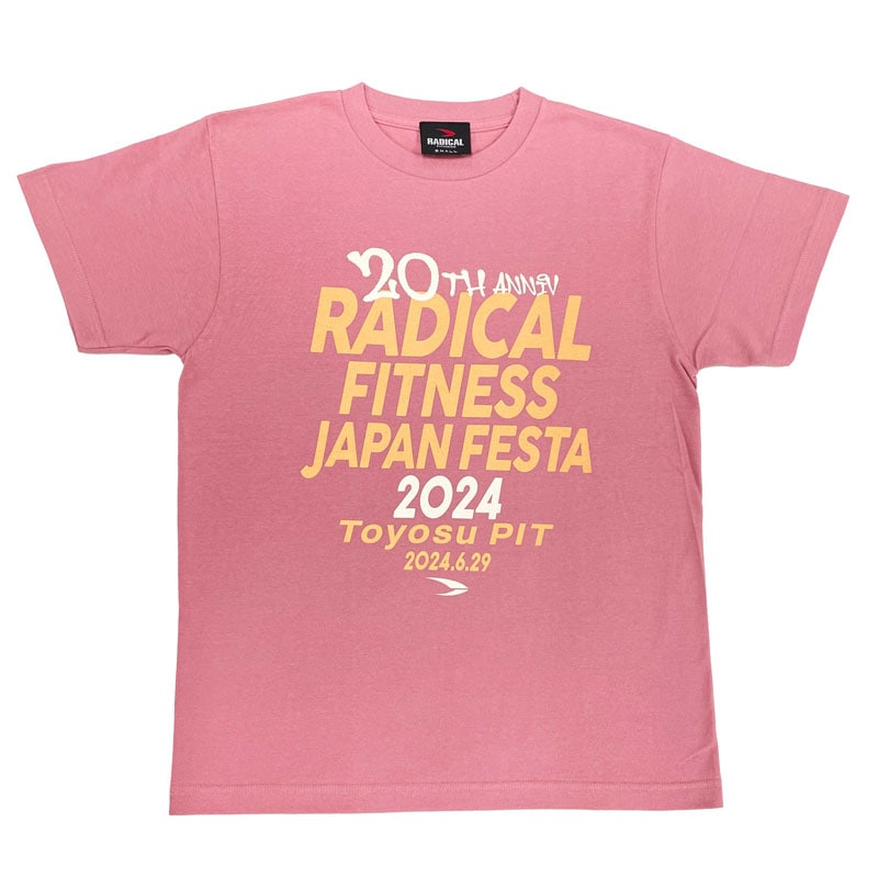 FESTA2024 RADICAL20thAnniv. コットンTシャツ＜ピンク＞