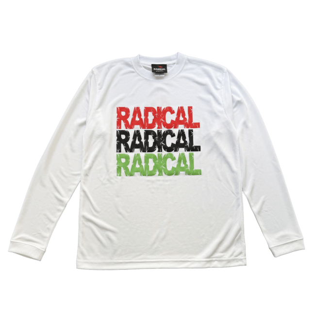 ３RADICAL  ドライ ロングスリーブＴシャツ＜ホワイト＞