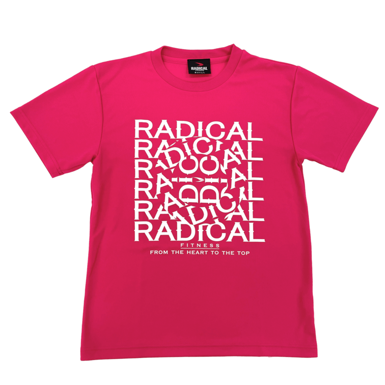 RADICAL SLIDEドライTシャツ＜ピンク＞