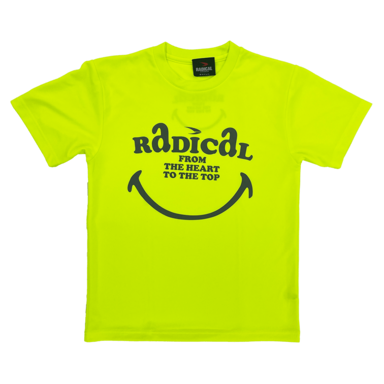 RADICAL SmileドライTシャツ＜蛍光イエロー＞
