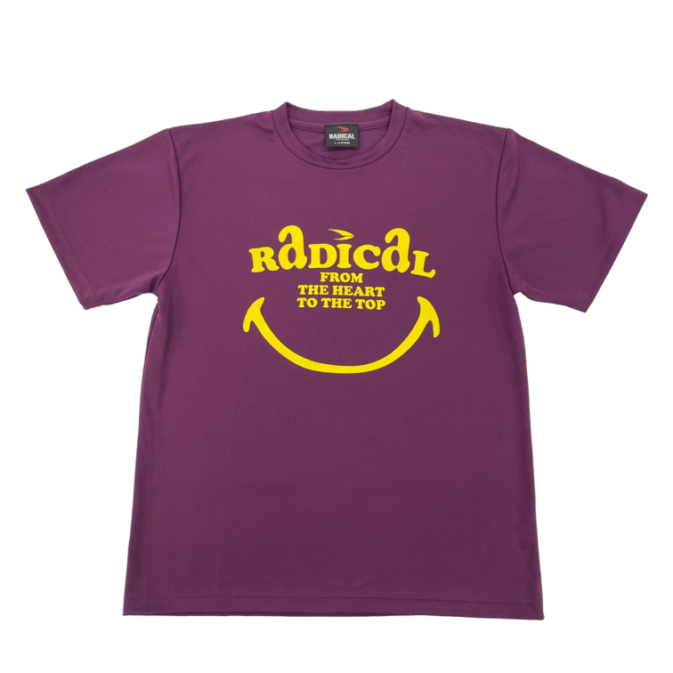 RADICAL SmileドライTシャツ＜パープル＞