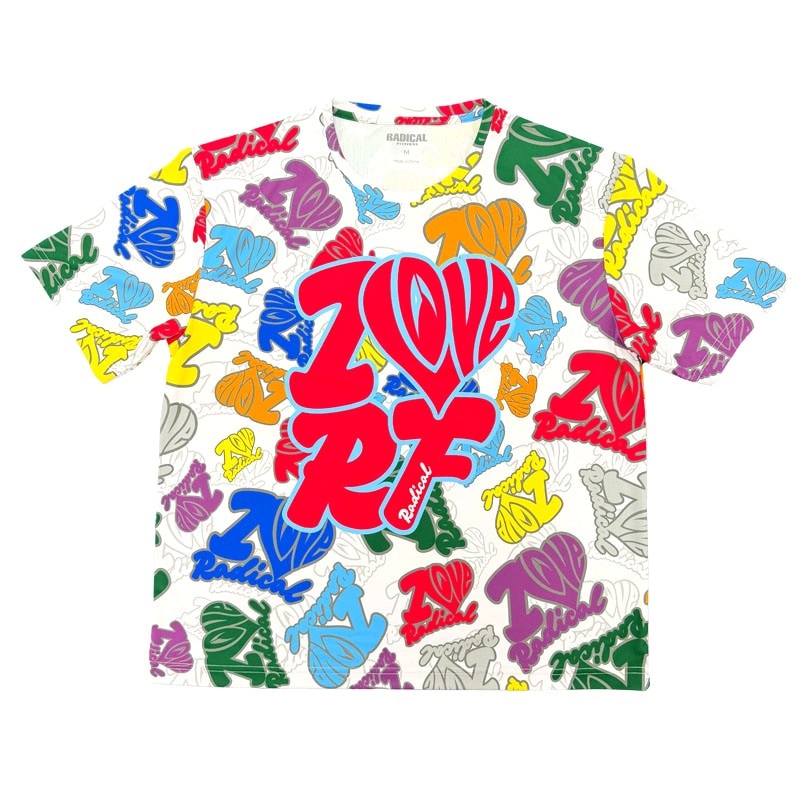 I LOVE RFカラフルBIGTシャツ＜ホワイト＞