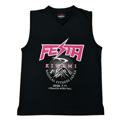 FESTA2026限定ノースリーブ＜ブラック×ピンク＞