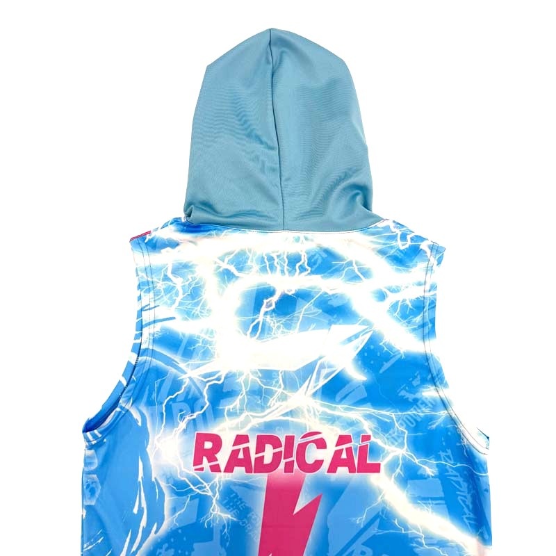 FIGHT DOフード付タンク＜ブルー＞ | トップス,タンクトップ