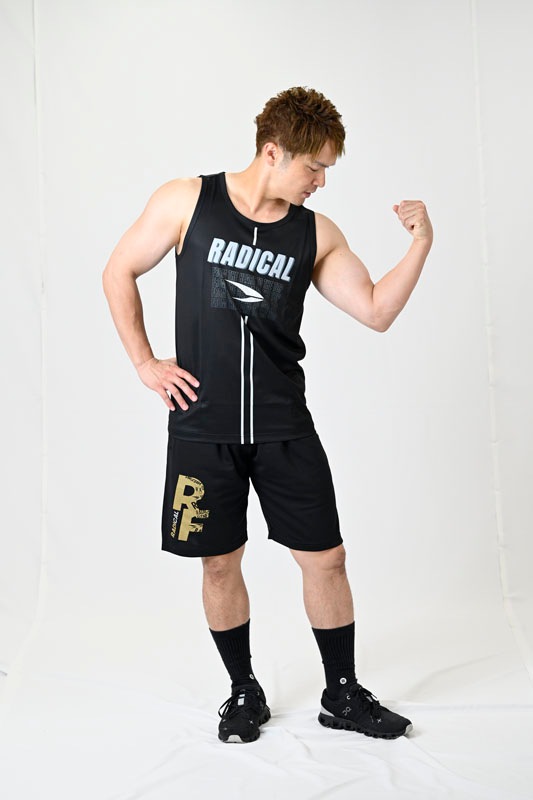 FESTA2025ベーシックハーフパンツ<ブラック×ゴールド>