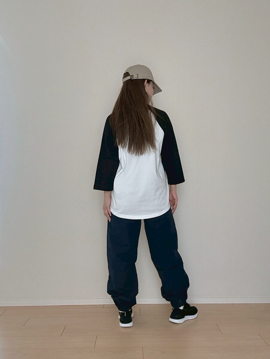 ナイロンパンツ+CALLY＜ネイビー＞