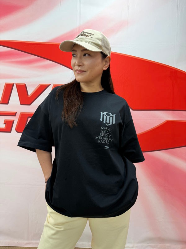 MEGADANZビッグTシャツ<ブラック>