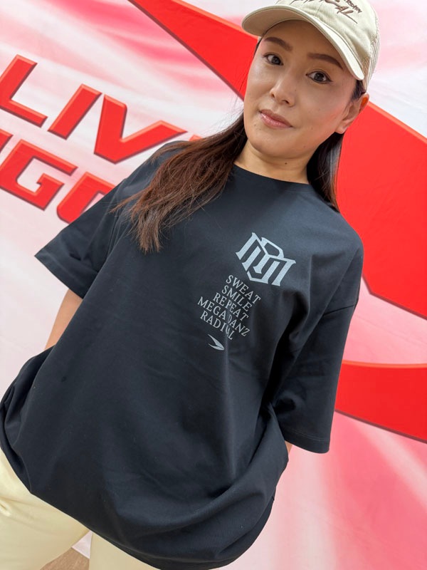 MEGADANZビッグTシャツ<ブラック>