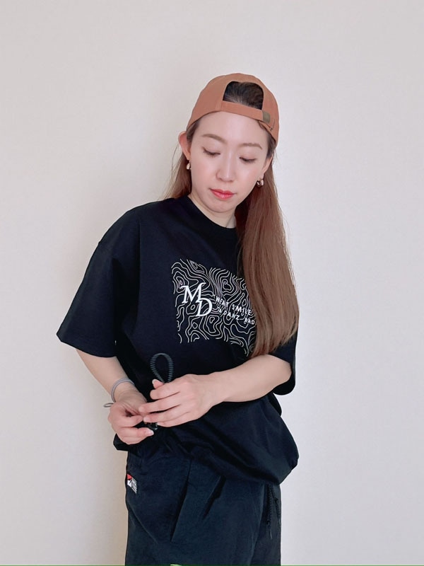 MDリラックスフィットTシャツ＜ブラック＞