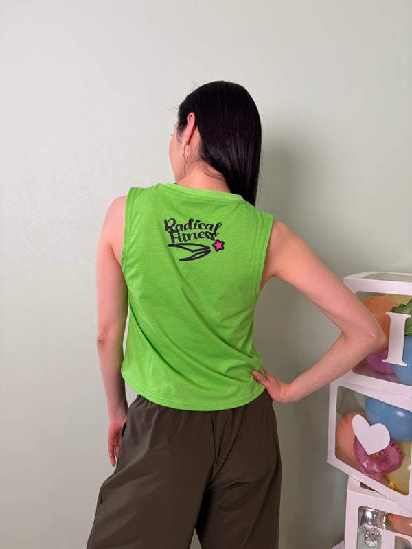 クロップドタンク＜グリーン＞