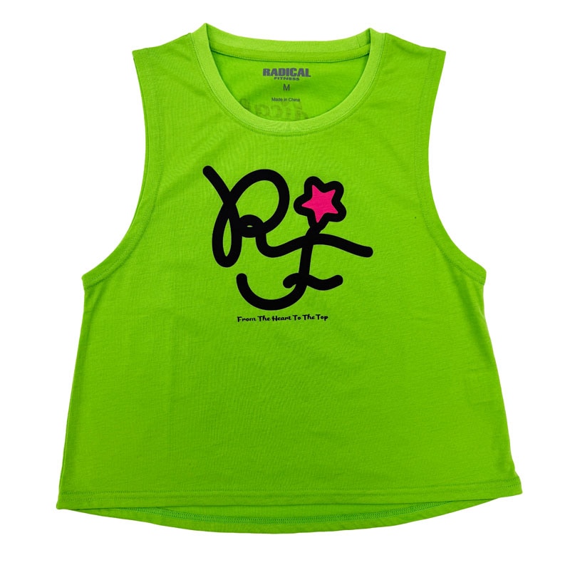 クロップドタンク＜グリーン＞