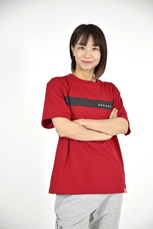 RF切替Tシャツ＜レッド＞