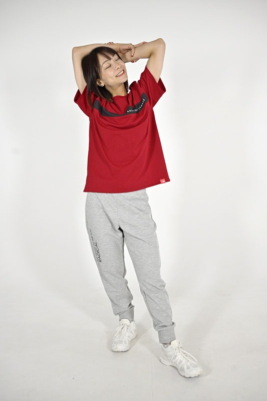 RF切替Tシャツ＜レッド＞