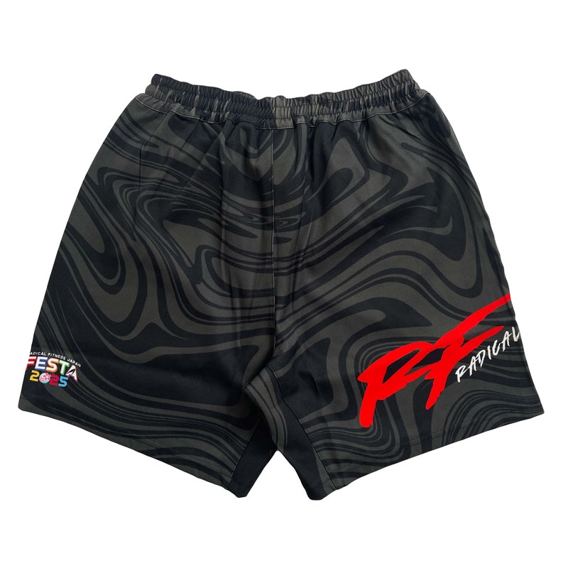 RADICAL FITNESS FESTA 2024 赤ショートパンツ RADICALショートパンツ＜ブラック×ダークグレー＞ | パンツ