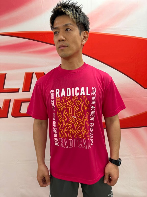 RFブロックドライTシャツ＜ピンク＞
