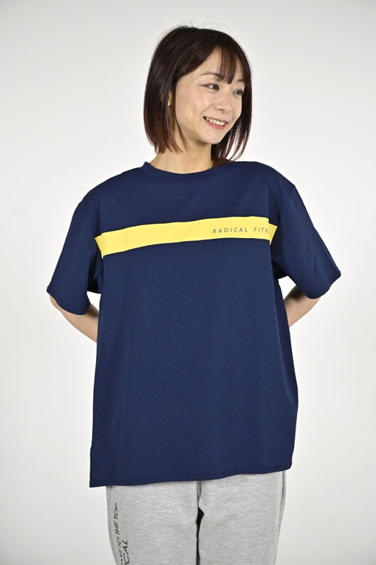 RF切替Tシャツ＜ネイビー＞