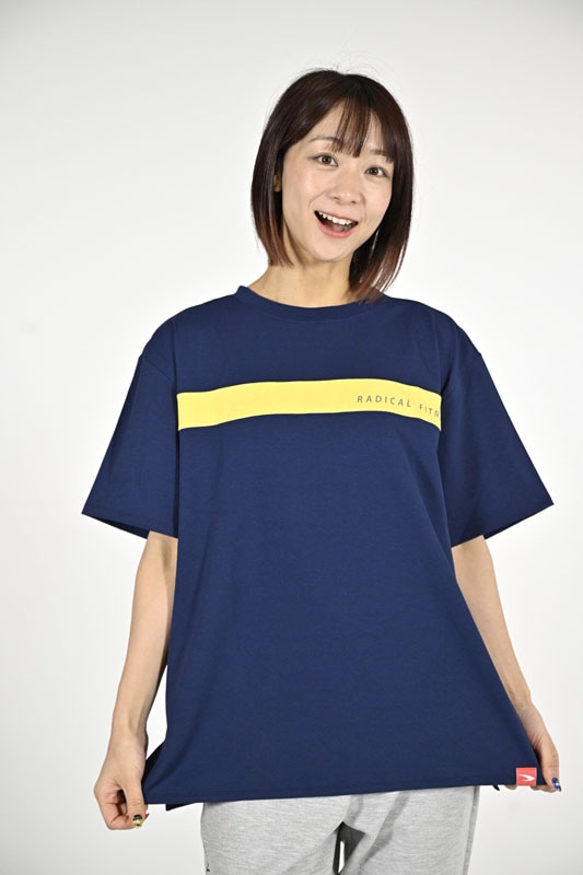 RF切替Tシャツ＜ネイビー＞