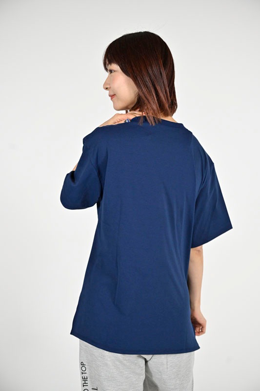 RF切替Tシャツ＜ネイビー＞