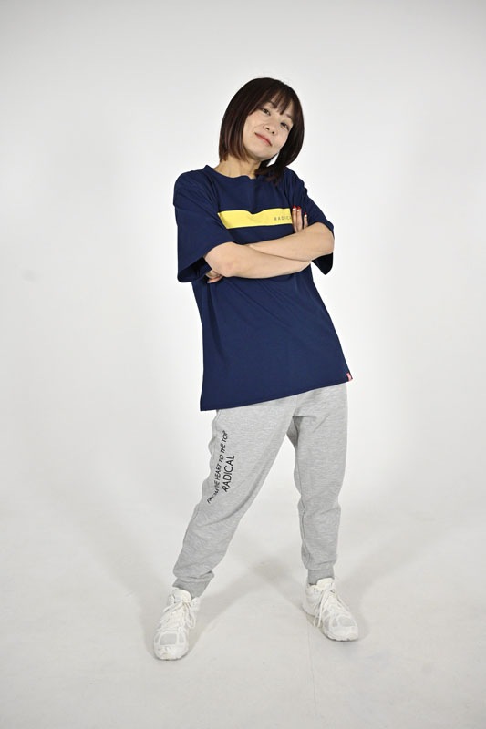 RF切替Tシャツ＜ネイビー＞