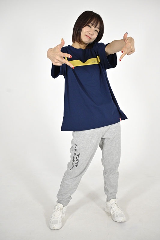 RF切替Tシャツ＜ネイビー＞