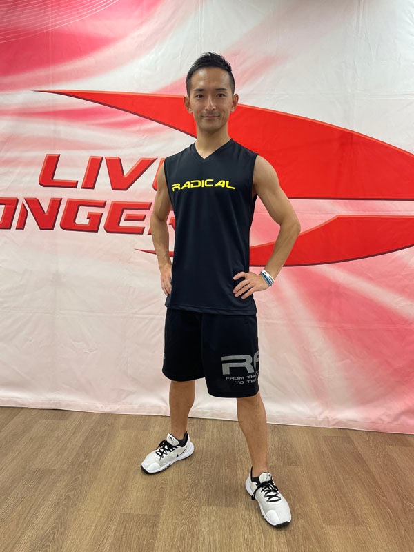 RFVネックノースリーブ＜ブラック×イエロー＞