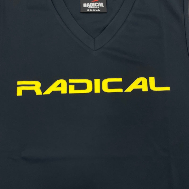 RFVネックノースリーブ＜ブラック×イエロー＞