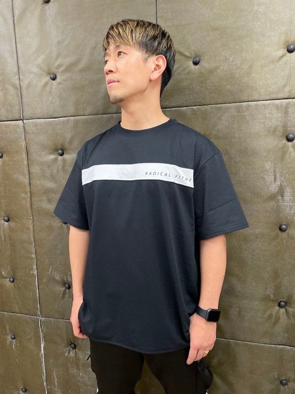 RFワイドラインTシャツ＜ブラック＞