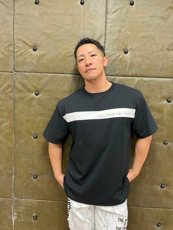 RFワイドラインTシャツ＜ブラック＞