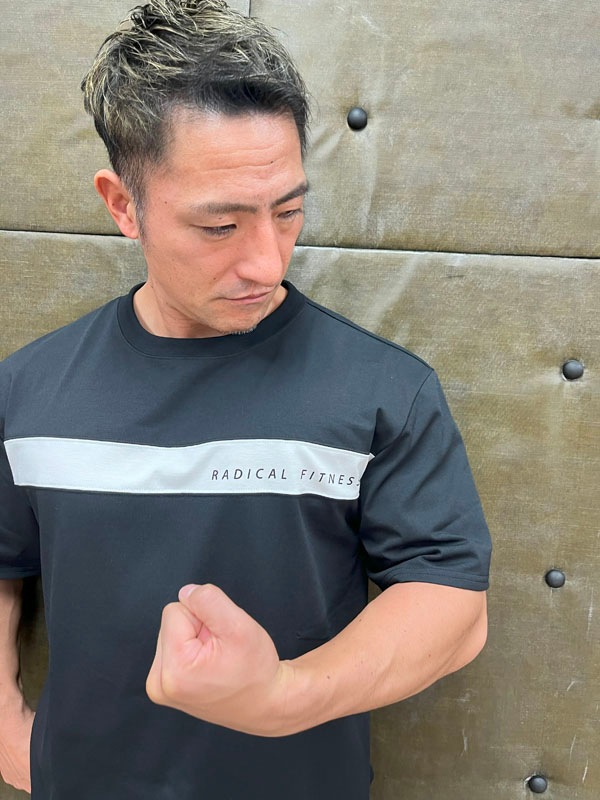 RFワイドラインTシャツ＜ブラック＞