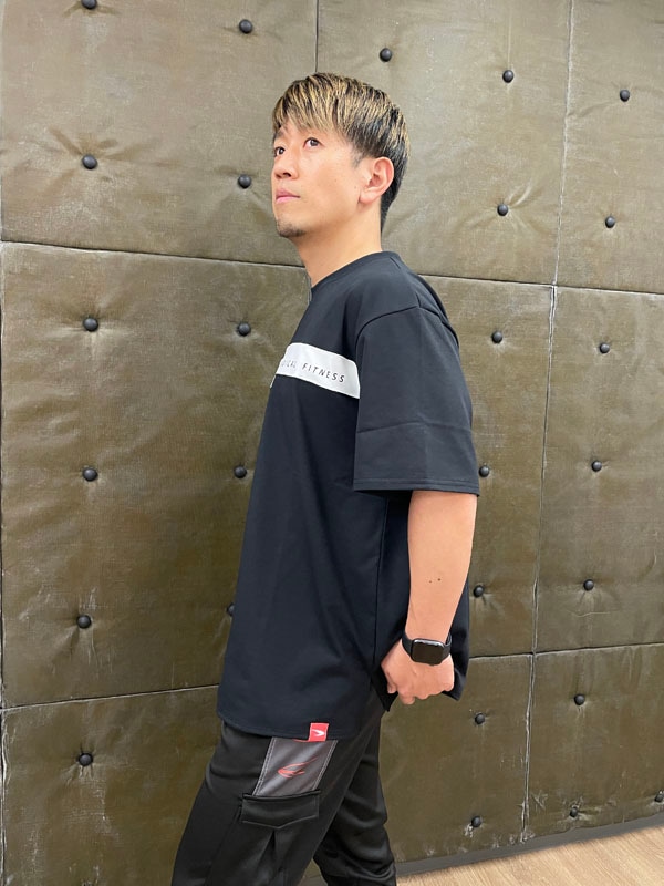 RFワイドラインTシャツ＜ブラック＞