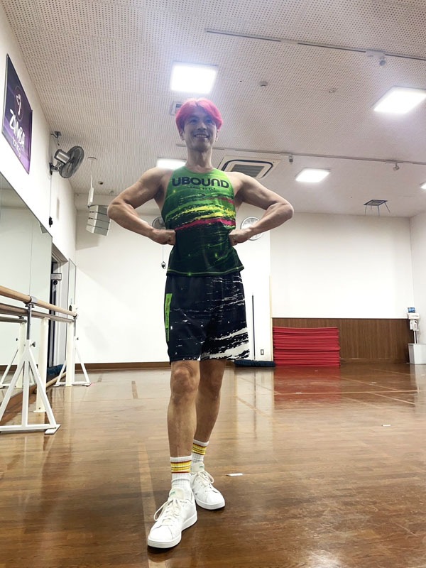UBOUNDショートパンツ＜ブラック×グリーン＞