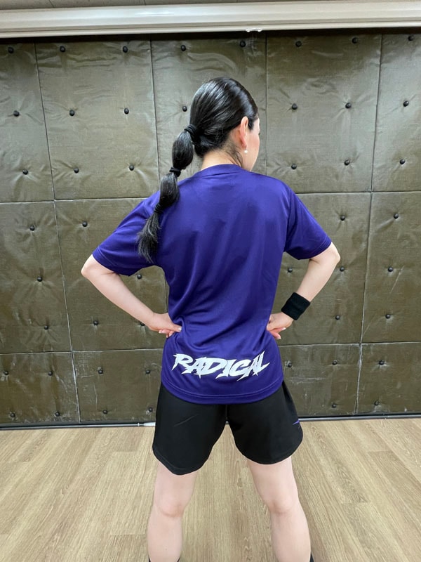 X55 ドライ Tシャツ<パープル>