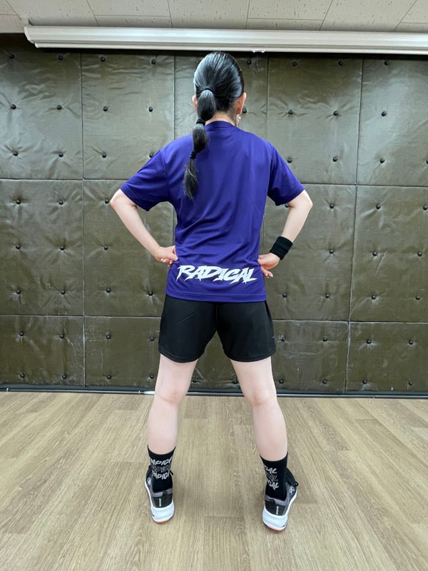 X55 ドライ Tシャツ<パープル>