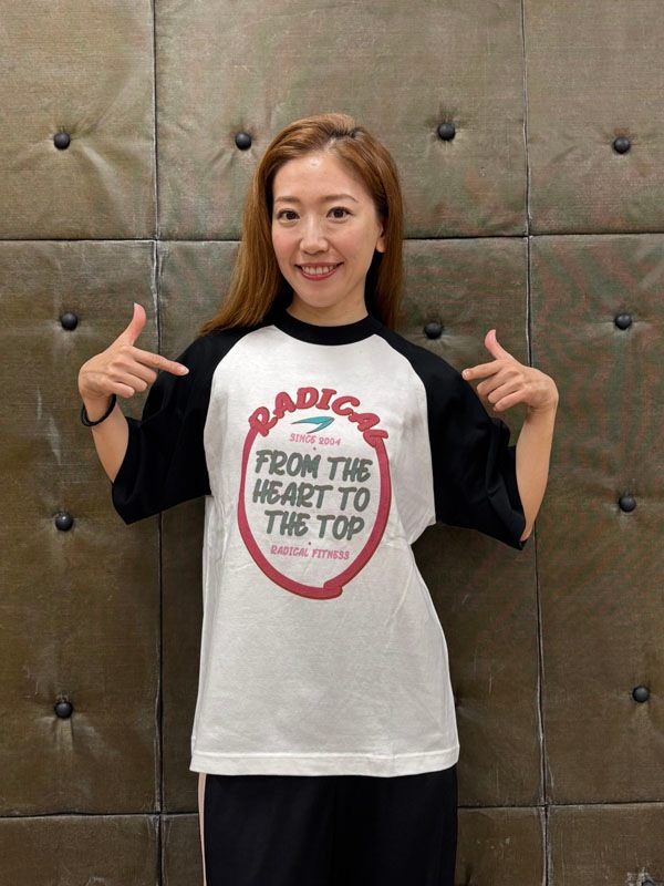 RADICALラグランTシャツ<ブラック>