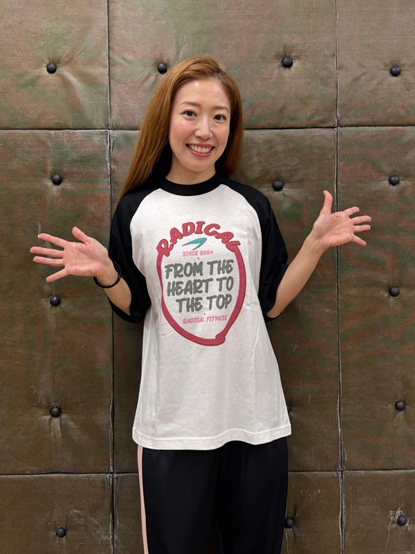 RADICALラグランTシャツ<ブラック>