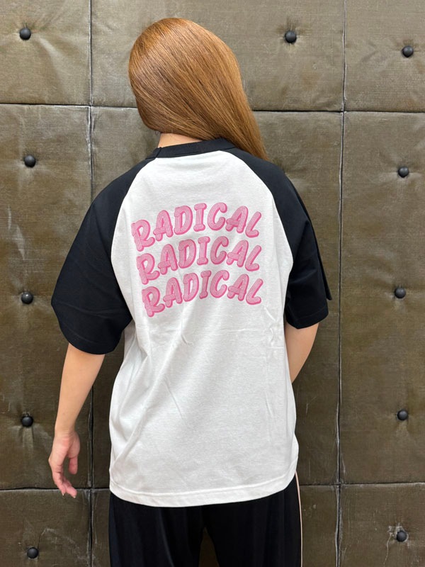 RADICALラグランTシャツ<ブラック>