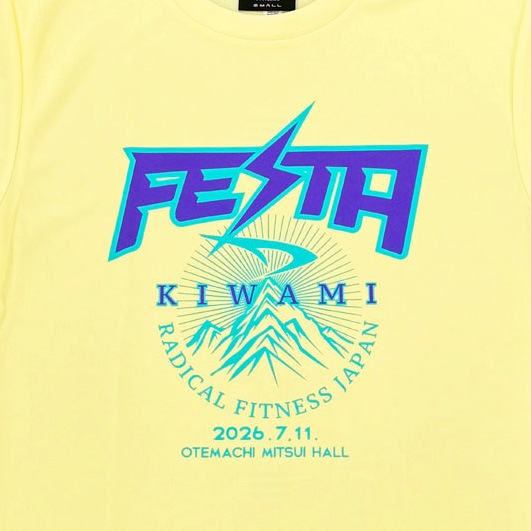 FESTA2026限定DRYTシャツ＜バターイエロー＞