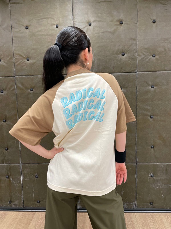 RADICALラグランTシャツ<キャメル>