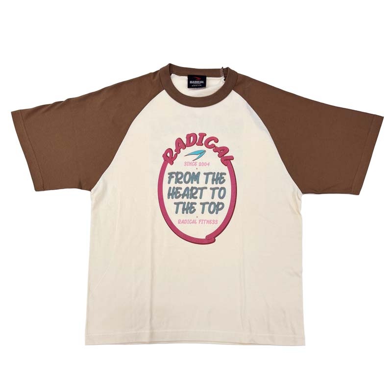 RADICALラグランTシャツ<キャメル>