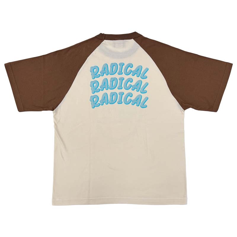 RADICALラグランTシャツ<キャメル>