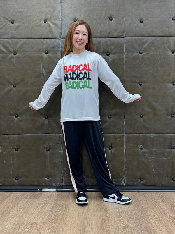 3RADICAL ドライ ロングスリーブTシャツ<ホワイト>