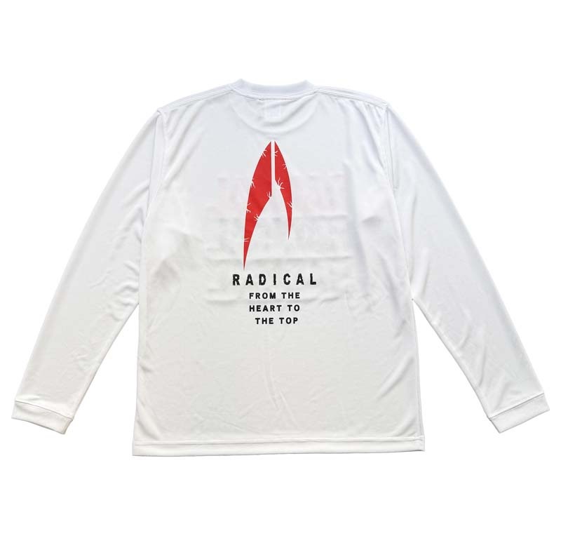3RADICAL ドライ ロングスリーブTシャツ<ホワイト>