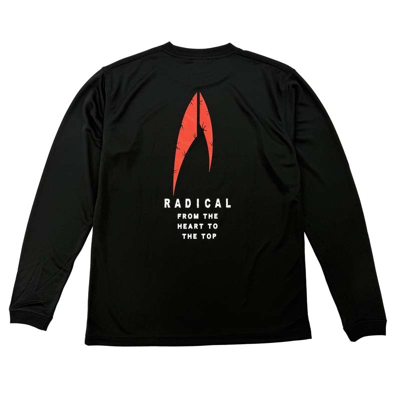 3RADICAL ドライ ロングスリーブTシャツ<ブラック>